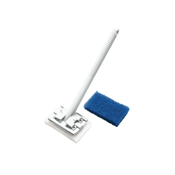 grill-cleaner with long handle